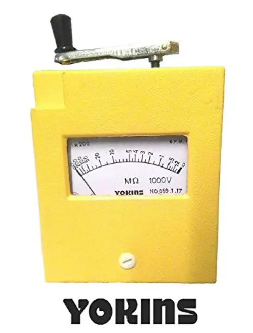 Insulation Tester Hand driven generator ABS body