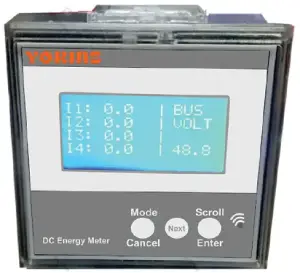 Four Channel DC KWH Meter